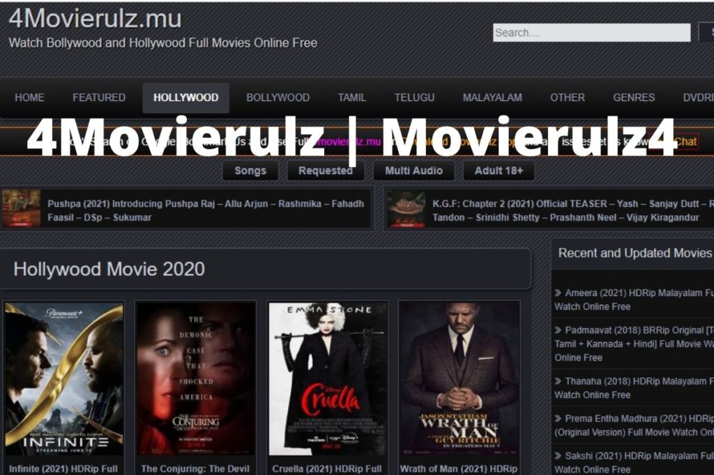 4Movierulz | Watch Bollywood and Hollywood Full Movies 1 Movierulz4