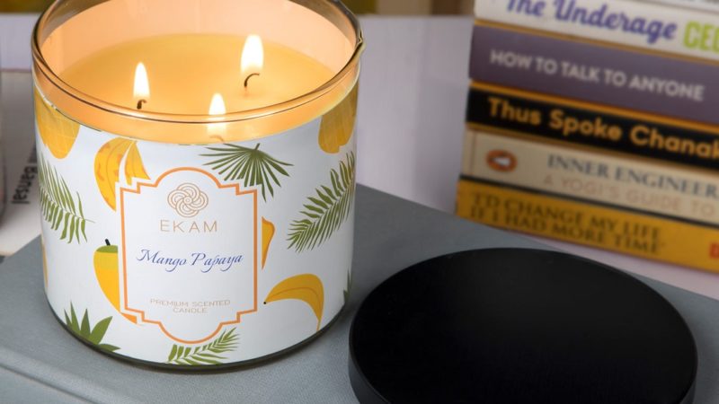 mango papaya aroma scented candle by ekam mango papaya aroma scented candle by ekam wmgtyh