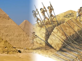 How were the pyramids Built