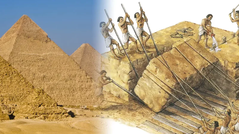 How were the pyramids Built